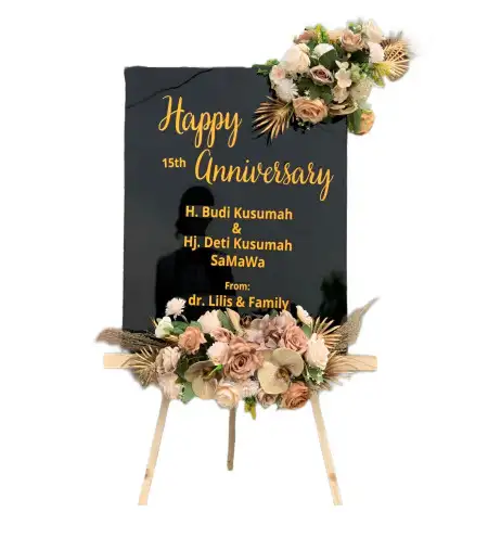 Papan Bunga Akrilik Medalem
